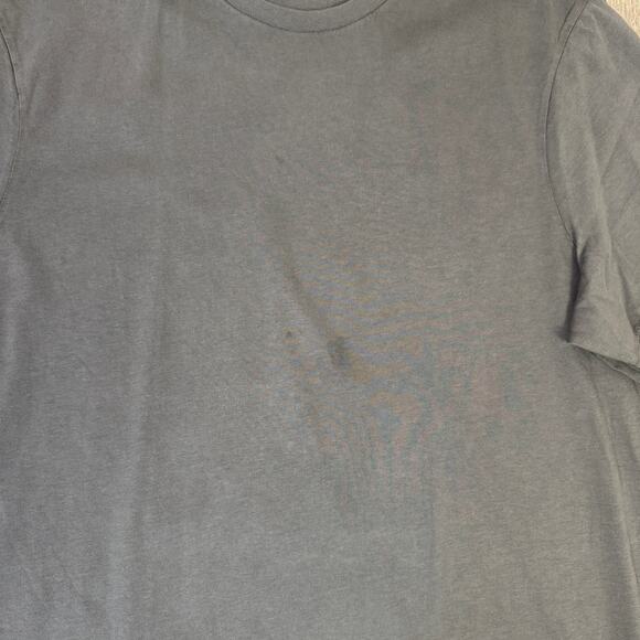 J.Crew Broken In Shirt SZ XL Gray Short Sleeve Crewneck Pullover Stretch Cotton - Picture 6 of 9